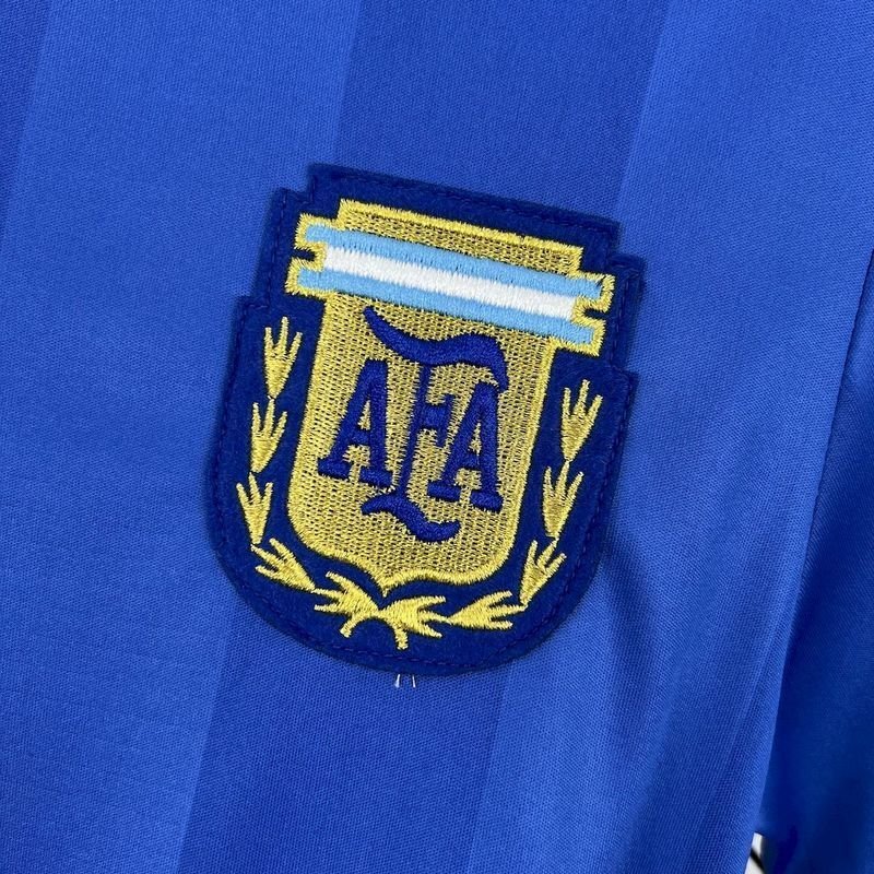 Argentina 🇦🇷 1986 World Cup “Champions” Away Jersey. - World Cup Retro Soccer Shop