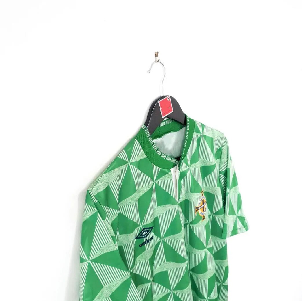 Northern Ireland 1990/92 Home Jersey. - World Cup Retro Soccer Shop
