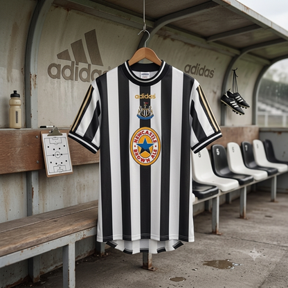 Newcastle United FC 97/99 Retro Home Jersey.