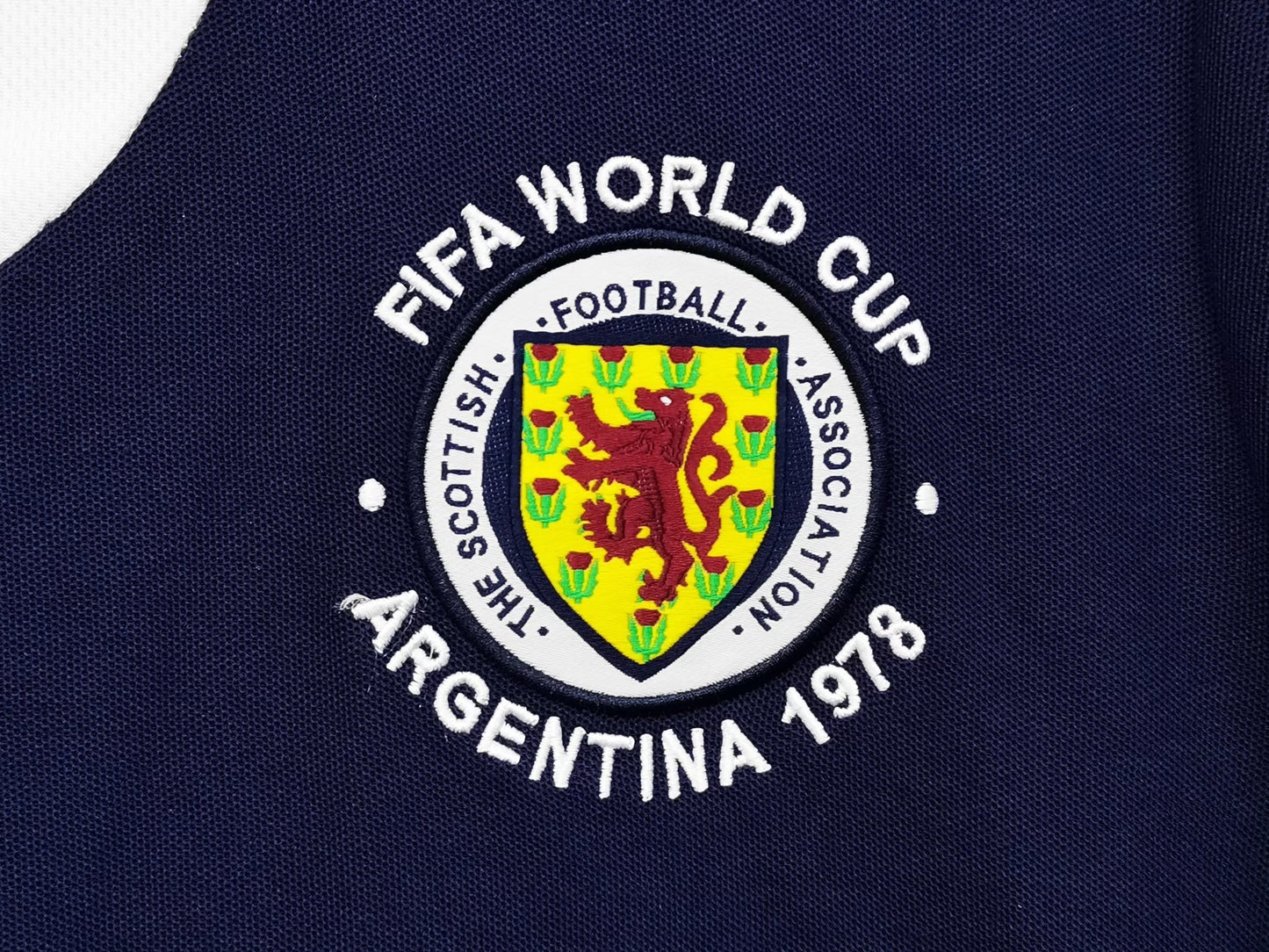 Scotland 🏴󠁧󠁢󠁳󠁣󠁴󠁿 1978 World Cup Home Jersey. - World Cup Retro Soccer Shop