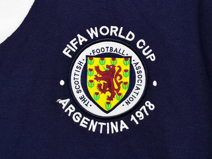 Scotland 🏴󠁧󠁢󠁳󠁣󠁴󠁿 1978 World Cup Home Jersey. - World Cup Retro Soccer Shop