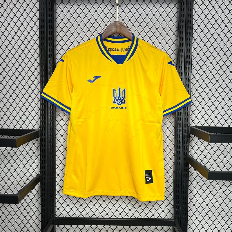 Ukraine 🇺🇦 2024/25 Home Jersey. - World Cup Retro Soccer Shop