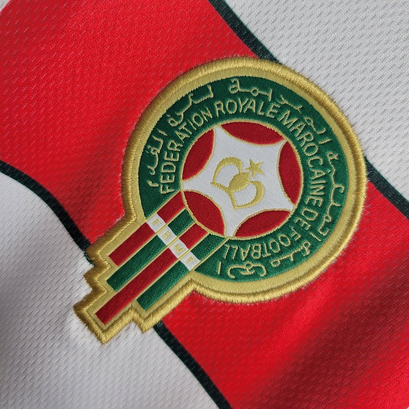 Morocco 🇲🇦 1998 World Cup Away Jersey. - World Cup Retro Soccer Shop