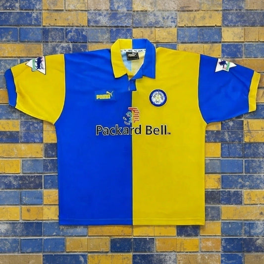 Leeds United 1997/98 Retro Away Kit. - World Cup Retro Soccer Shop
