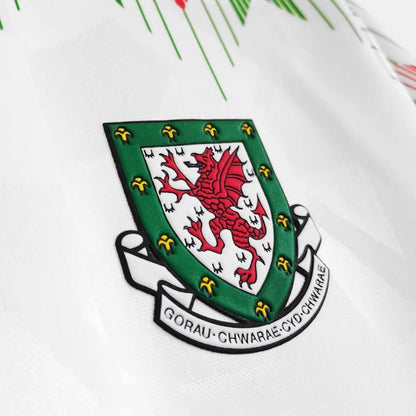 Wales 🏴󠁧󠁢󠁷󠁬󠁳󠁿 1990/92 Away Jersey. - World Cup Retro Soccer Shop