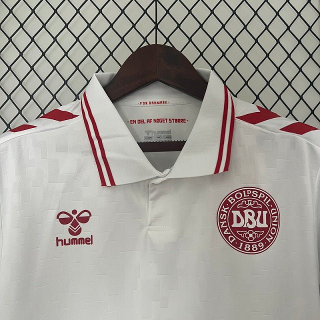Denmark 🇩🇰 Euro 2024 Away Jersey. - World Cup Retro Soccer Shop