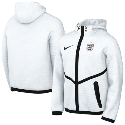 England World Cup 2026 warm-up jacket, long sleeve, made by World Cup Retro Soccer Shop, features England team colors and design.