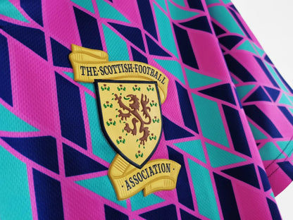 Scotland 🏴󠁧󠁢󠁳󠁣󠁴󠁿 1988/89 Retro Away Jersey. - World Cup Retro Soccer Shop
