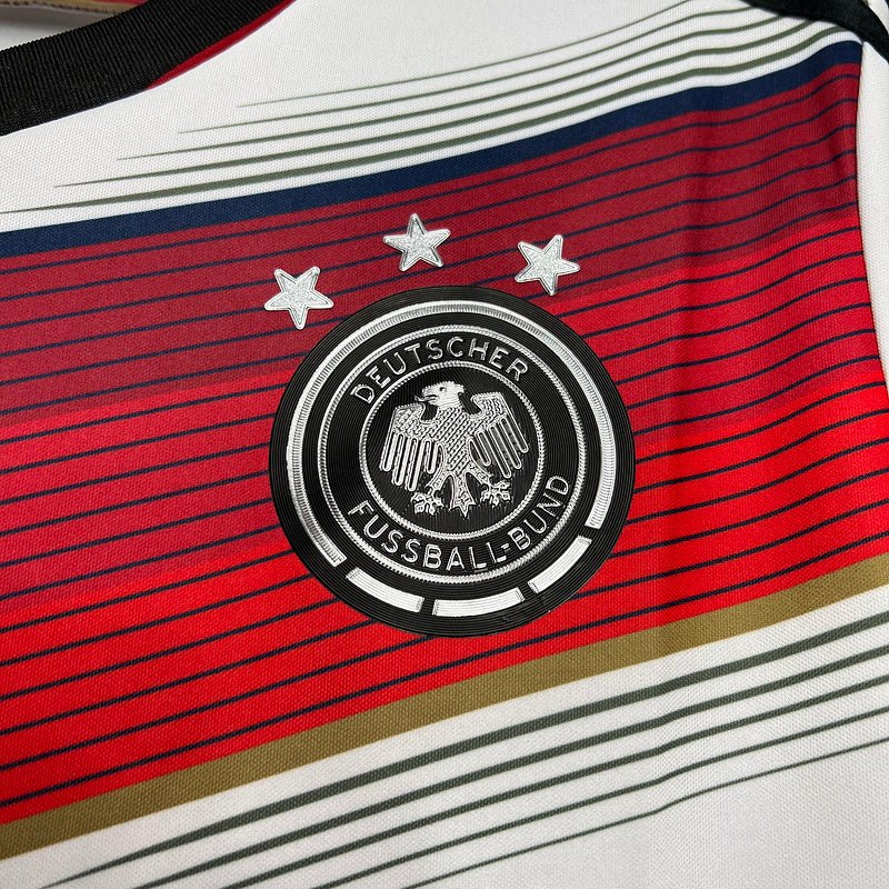 Germany 🇩🇪 2014 World Cup “Champions” Home Jersey. - World Cup Retro Soccer Shop
