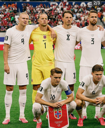 Norway 🇳🇴 2026 World Cup Third Jersey.