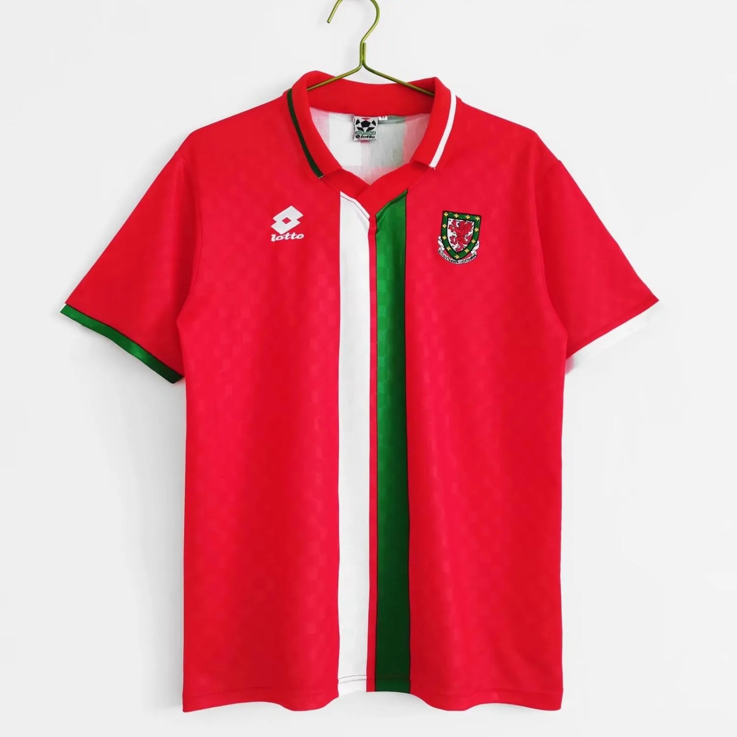Wales 🏴󠁧󠁢󠁷󠁬󠁳󠁿 1996/98 Home Jersey. - World Cup Retro Soccer Shop