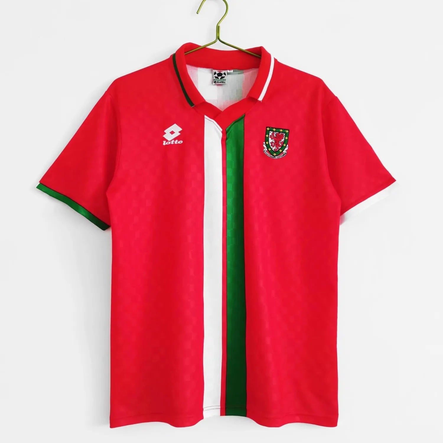 Wales 🏴󠁧󠁢󠁷󠁬󠁳󠁿 1996/98 Home Jersey. - World Cup Retro Soccer Shop