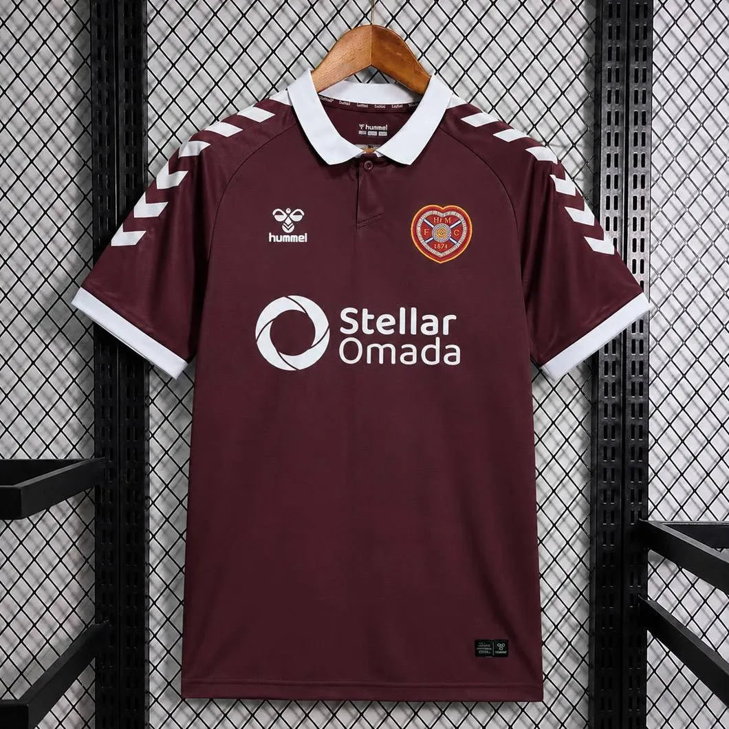 Hearts of Midlothian FC 26/27 Home Kit.