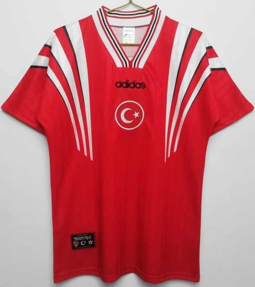 Türkiye 🇹🇷 1996 Euro Home Jersey. - World Cup Retro Soccer Shop