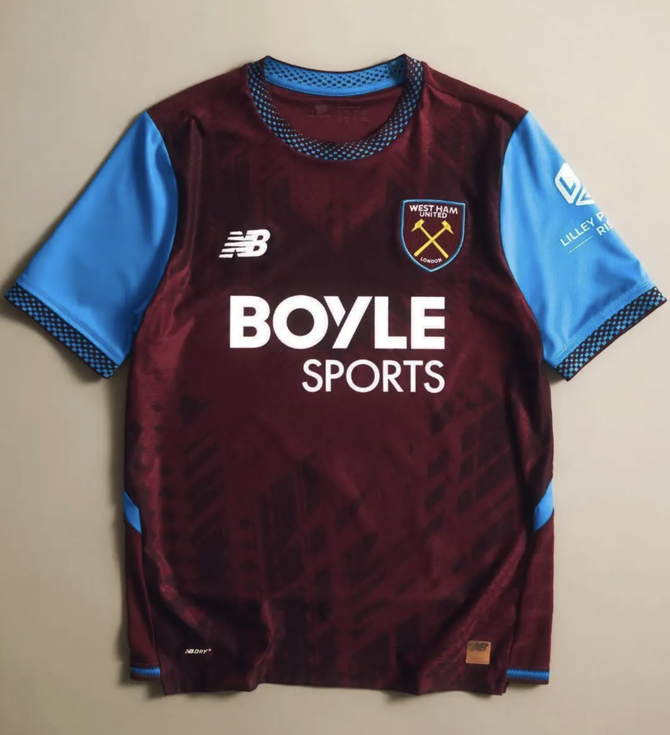 West Ham FC 26/27 Home Jersey.