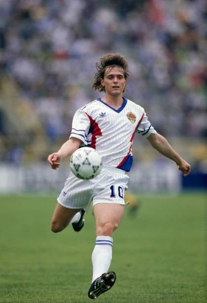 Yugoslavia 1990 World Cup Away Jersey. - World Cup Retro Soccer Shop