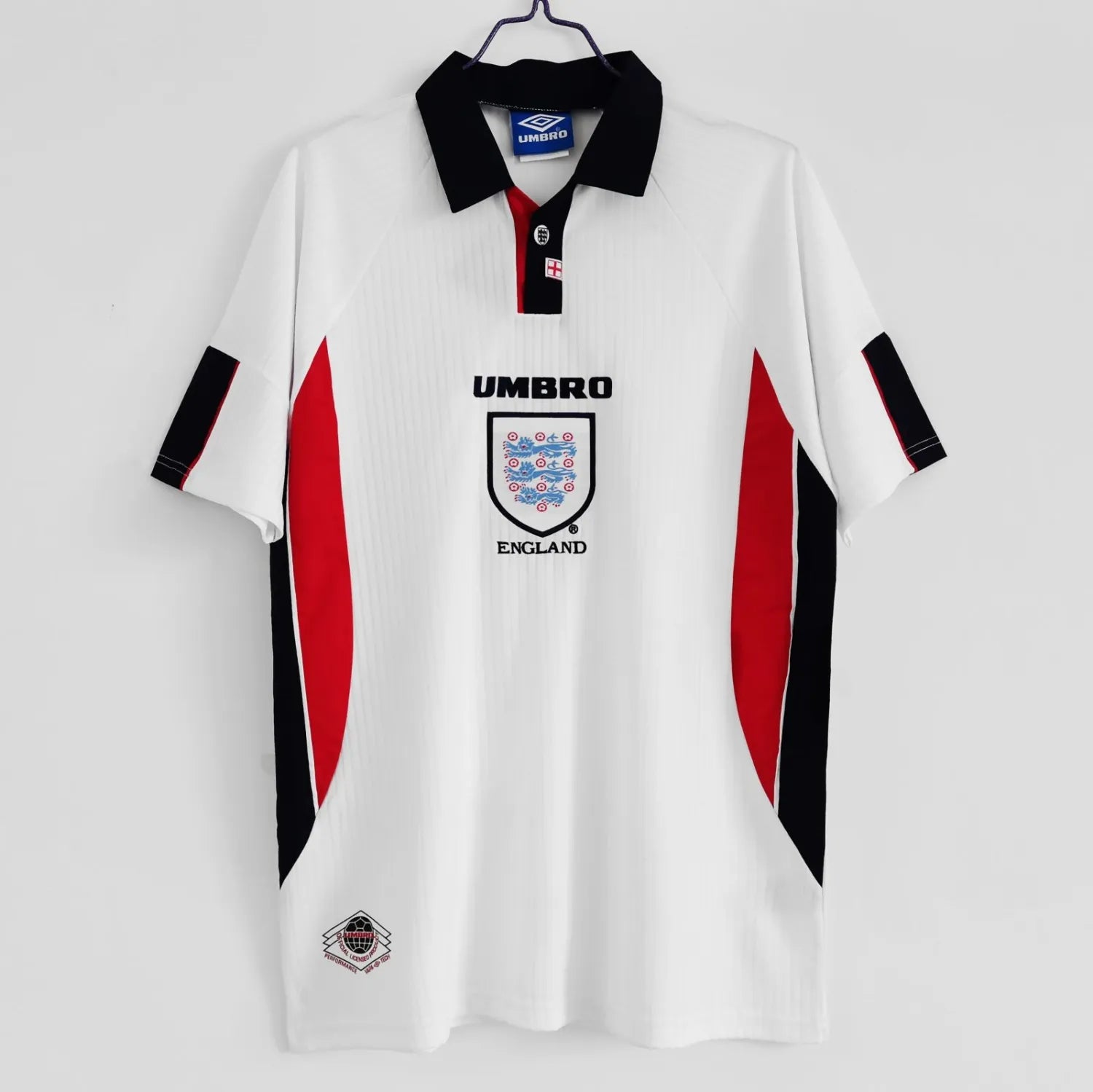 England 🏴󠁧󠁢󠁥󠁮󠁧󠁿 1998 World Cup Home Jersey. - World Cup Retro Soccer Shop