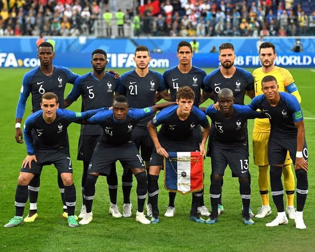 France 🇫🇷 2018 World Cup Champions Home Jersey. - World Cup Retro Soccer Shop