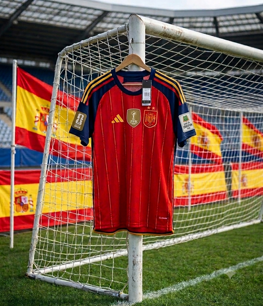 Spain 🇪🇸 New!! World Champions 2026 World Cup 2 Star ⭐️ ⭐️ Home Jersey.