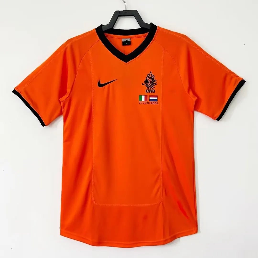 Netherlands 🇳🇱 Euro 2000 Final Home Jersey. - World Cup Retro Soccer Shop