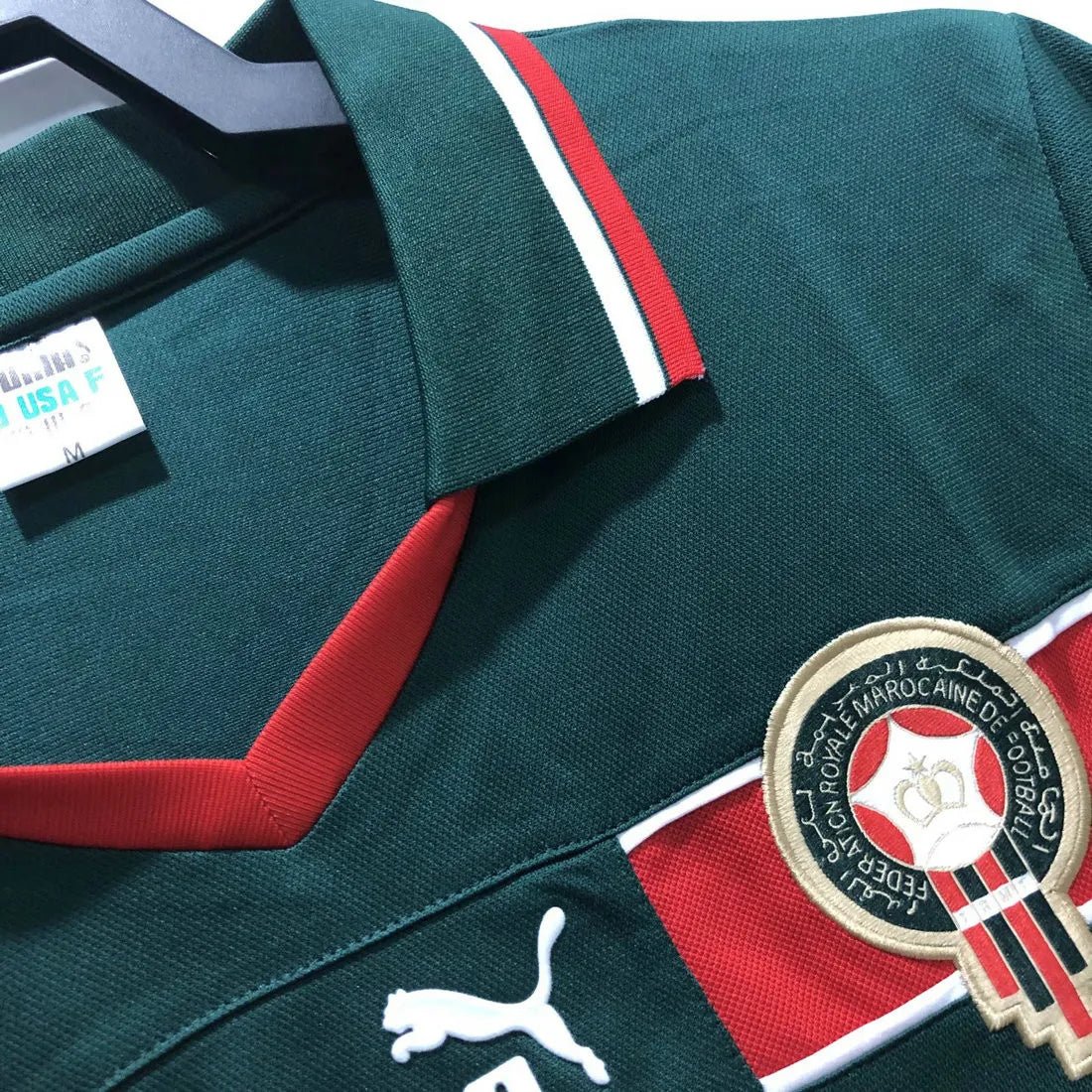 Morocco 🇲🇦 1998 World Cup Home Jersey. - World Cup Retro Soccer Shop