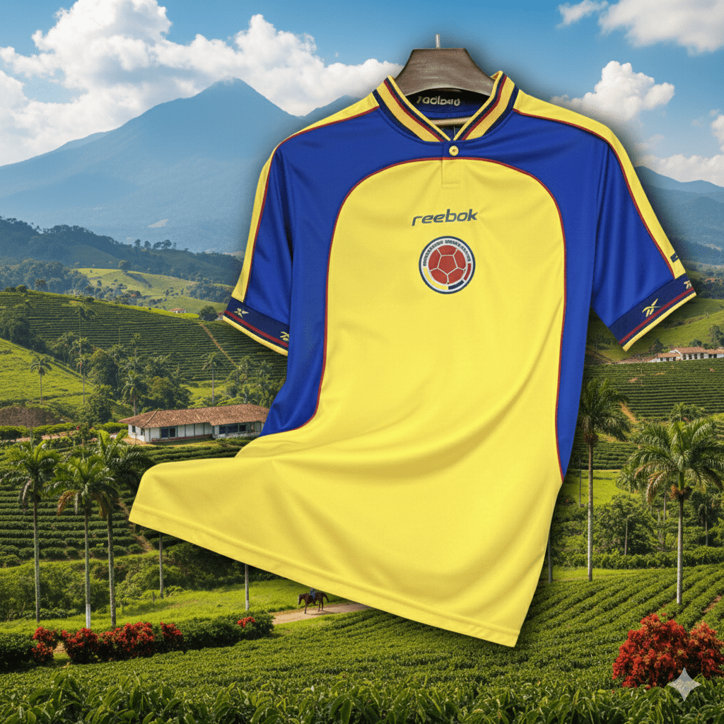 Colombia 🇨🇴 2001 Home Jersey. - World Cup Retro Soccer Shop