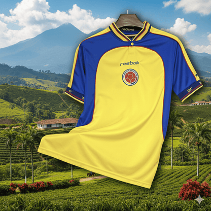 Colombia 🇨🇴 2001 Home Jersey. - World Cup Retro Soccer Shop