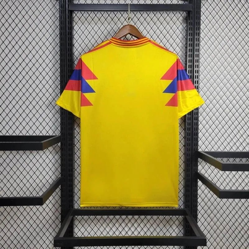 Colombia 🇨🇴 1990 World Cup Home Jersey. - World Cup Retro Soccer Shop
