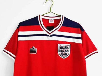England 🏴󠁧󠁢󠁥󠁮󠁧󠁿 1982 World Cup Away Jersey. - World Cup Retro Soccer Shop