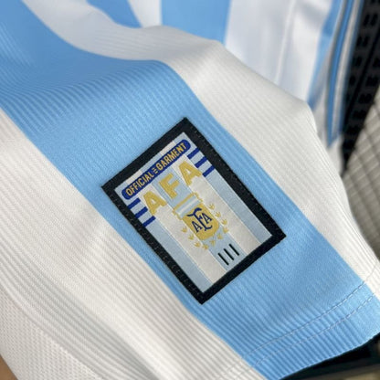 Argentina 🇦🇷 1998 World Cup Long Sleeve Home Jersey. - World Cup Retro Soccer Shop