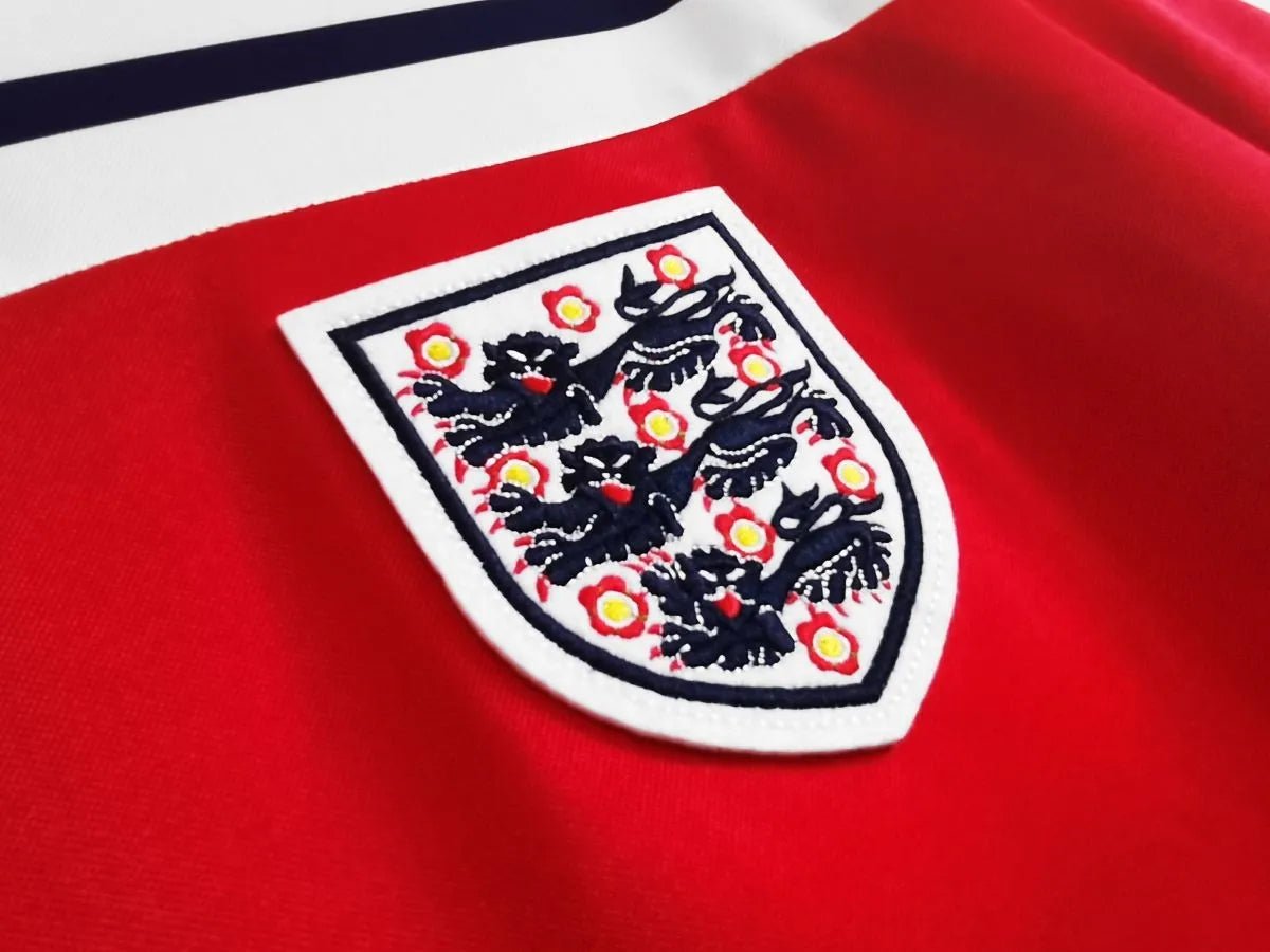 England 🏴󠁧󠁢󠁥󠁮󠁧󠁿 1982 World Cup Away Jersey. - World Cup Retro Soccer Shop