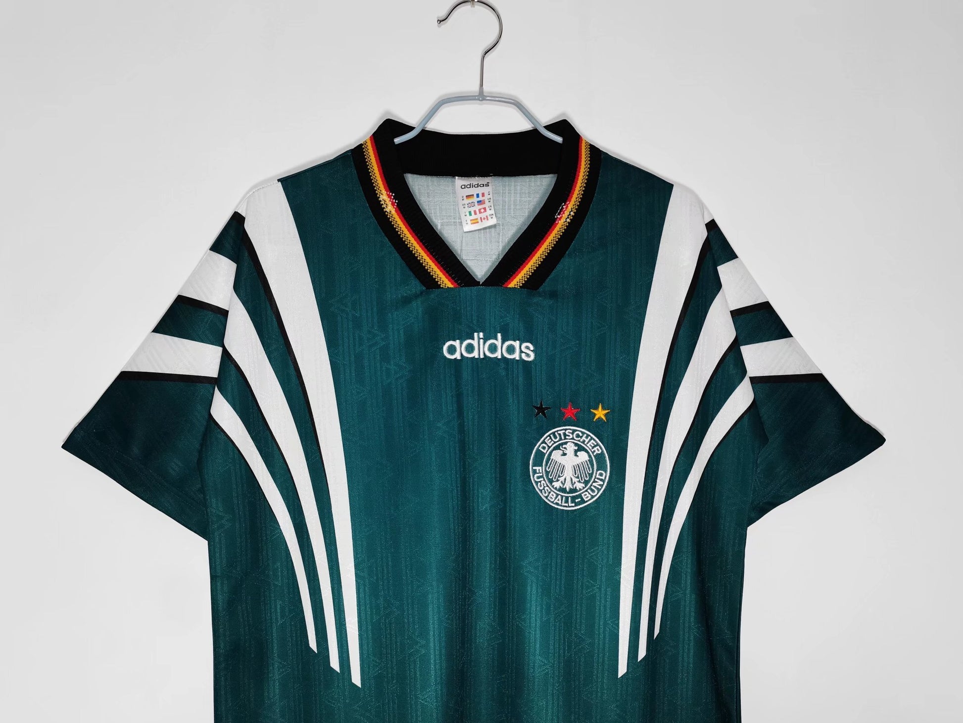 Germany 🇩🇪 “Euro 96” European Cup Champions Away Jersey. - World Cup Retro Soccer Shop