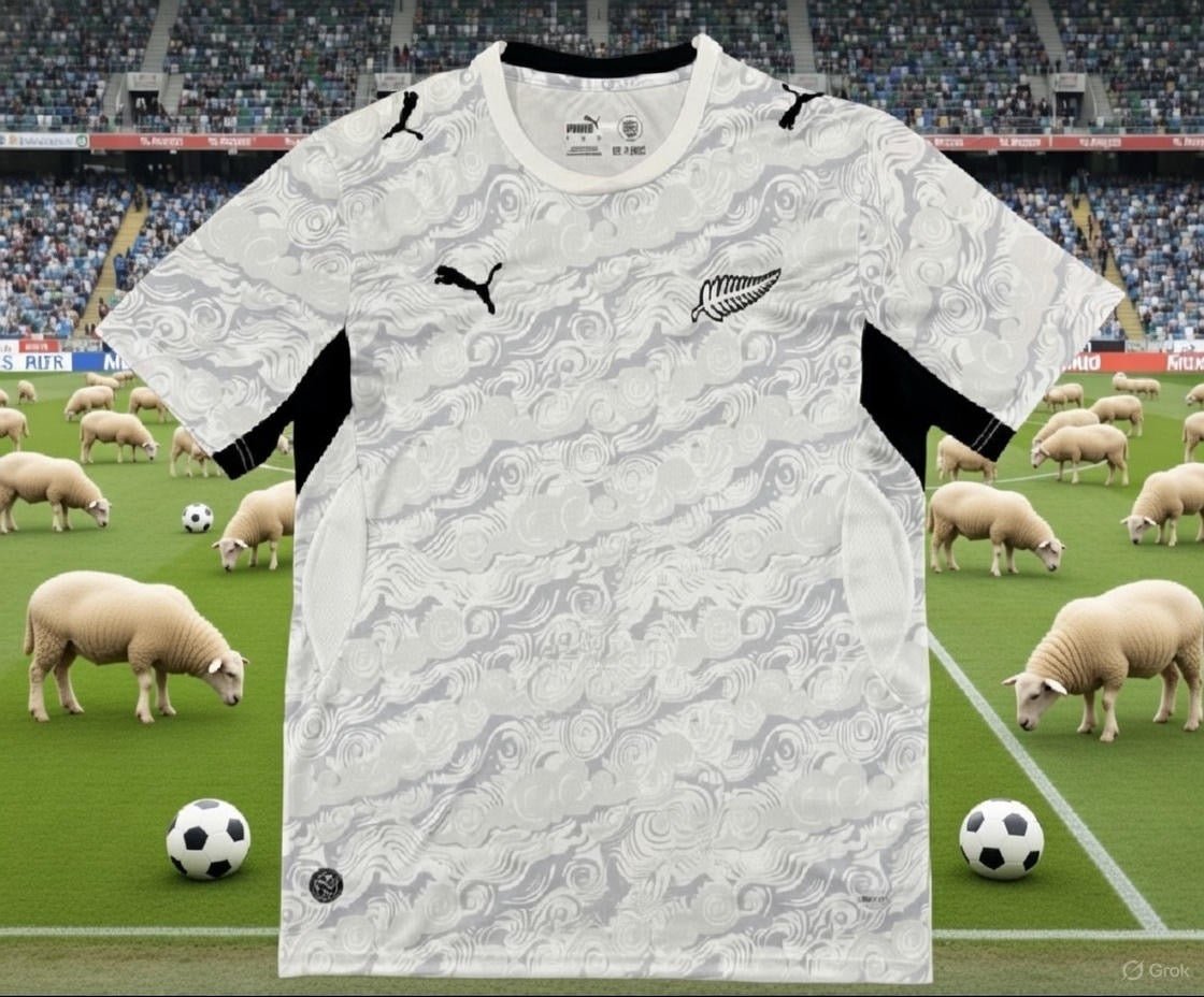 New Zealand 🇳🇿 2025 “All Whites” Home Jersey. - World Cup Retro Soccer Shop