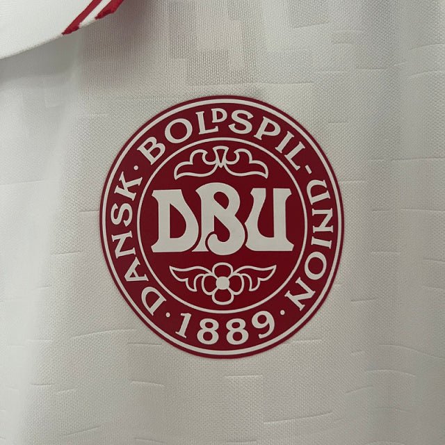 Denmark 🇩🇰 Euro 2024 Away Jersey. - World Cup Retro Soccer Shop