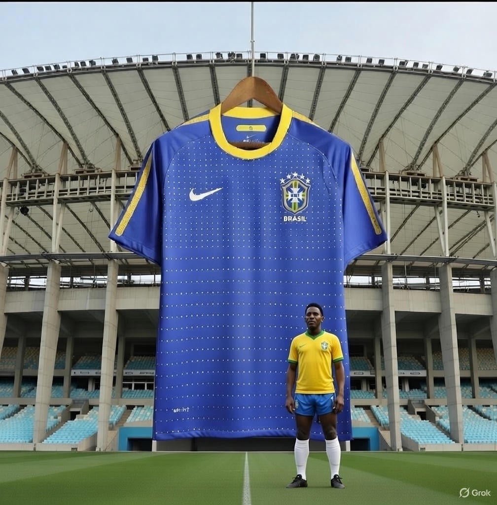 Brazil 🇧🇷 2010 Away Jersey. - World Cup Retro Soccer Shop