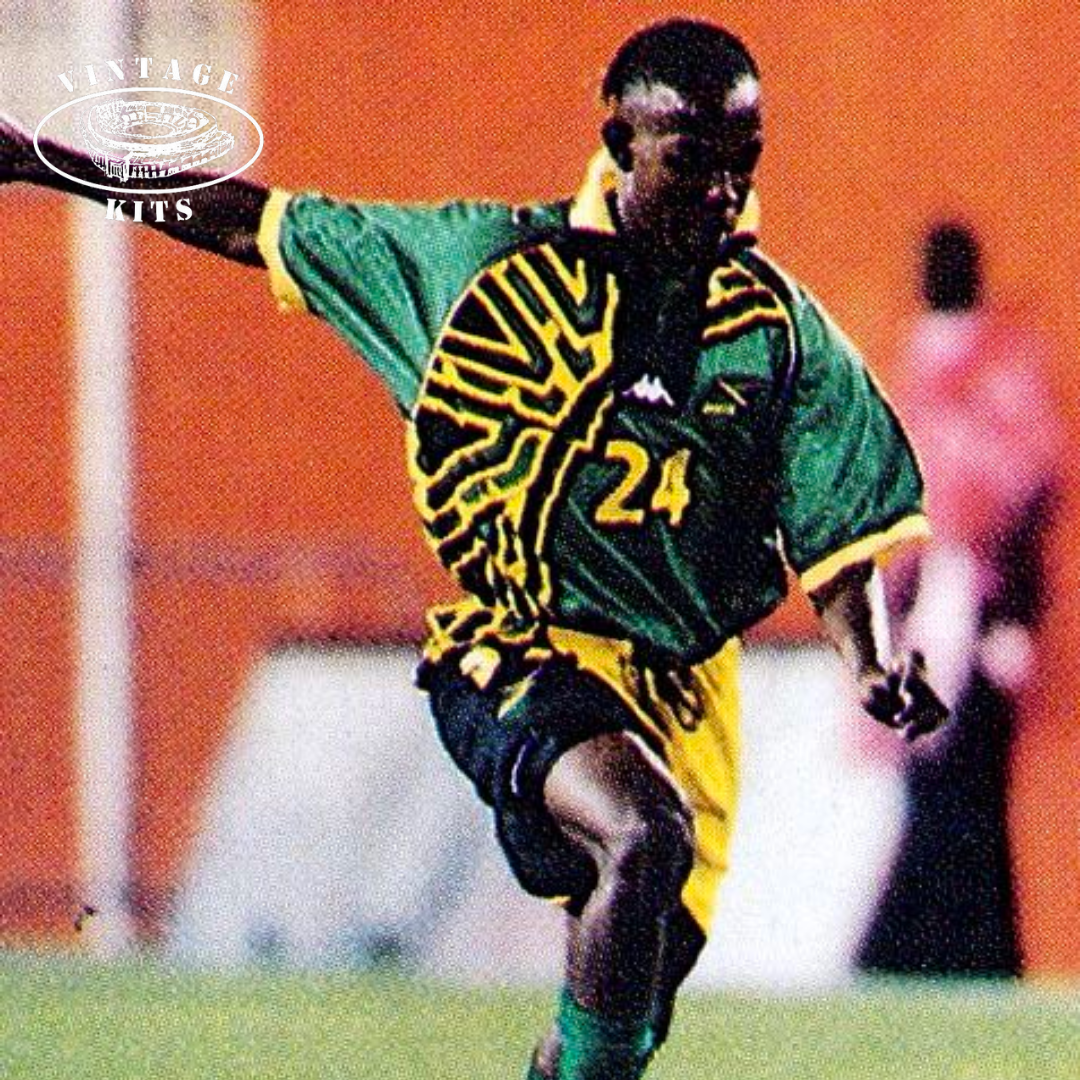 Jamaica 🇯🇲 1998 World Cup Away Jersey. - World Cup Retro Soccer Shop