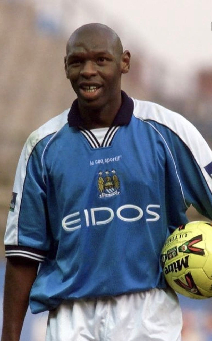 Manchester City FC 1999/2000 Home Retro Jersey.