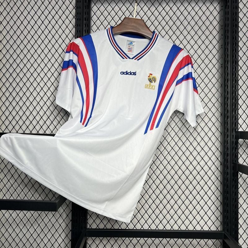 France 🇫🇷 Euro 1996 Away Jersey. - World Cup Retro Soccer Shop