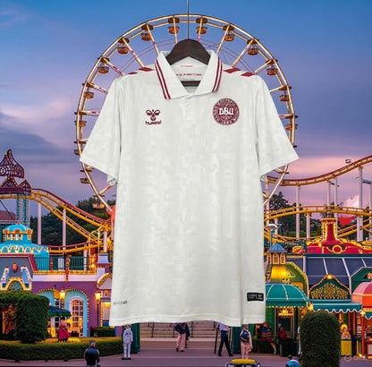 Denmark 🇩🇰 Euro 2024 Away Jersey. - World Cup Retro Soccer Shop