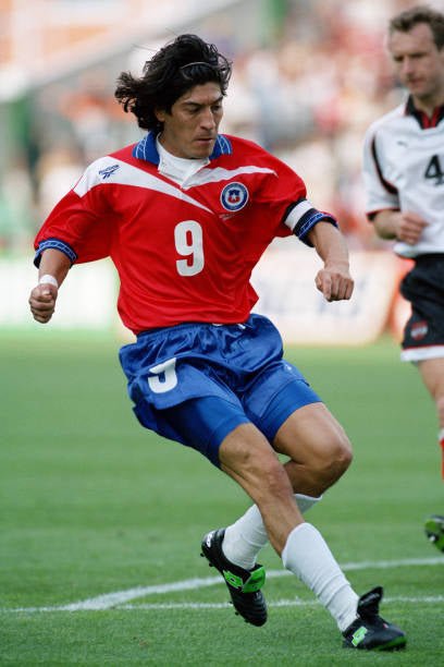 Chile 🇨🇱 1998 World Cup Long Sleeve Home Jersey. - World Cup Retro Soccer Shop