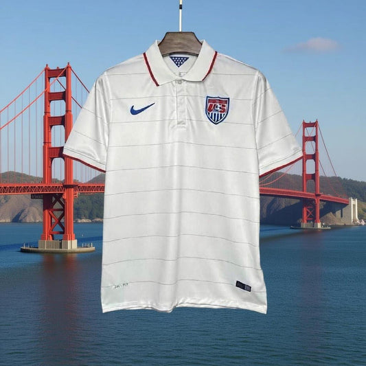 USA 🇺🇸 2014 World Cup Home Jersey. - World Cup Retro Soccer Shop