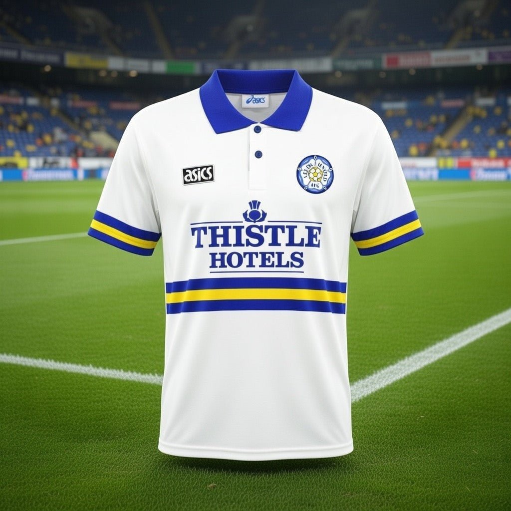 Leeds United 1993/94 Home Retro Kit. - World Cup Retro Soccer Shop