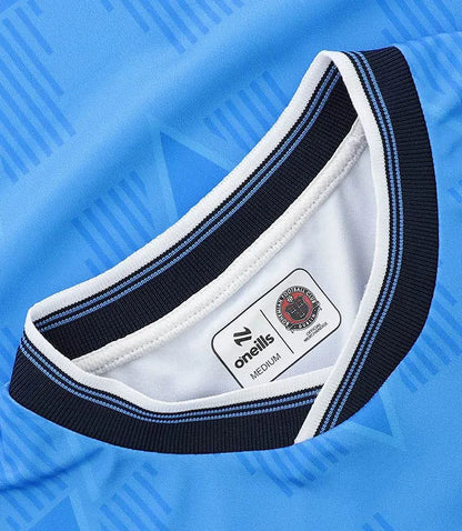 Short sleeve Bohemian FC Oasis Tour Kit jersey by World Cup Retro Soccer Shop, featuring team logo and vibrant design.