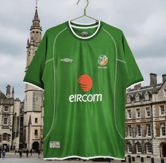Ireland 🇮🇪 2002 World Cup Home Jersey. - World Cup Retro Soccer Shop