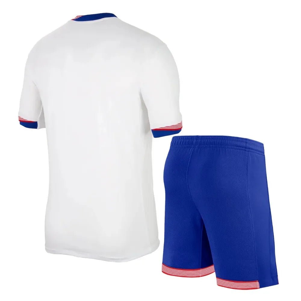 USA 🇺🇸 2024 Kids Kit Set, Home Jersey Shorts & Socks. - World Cup Retro Soccer Shop