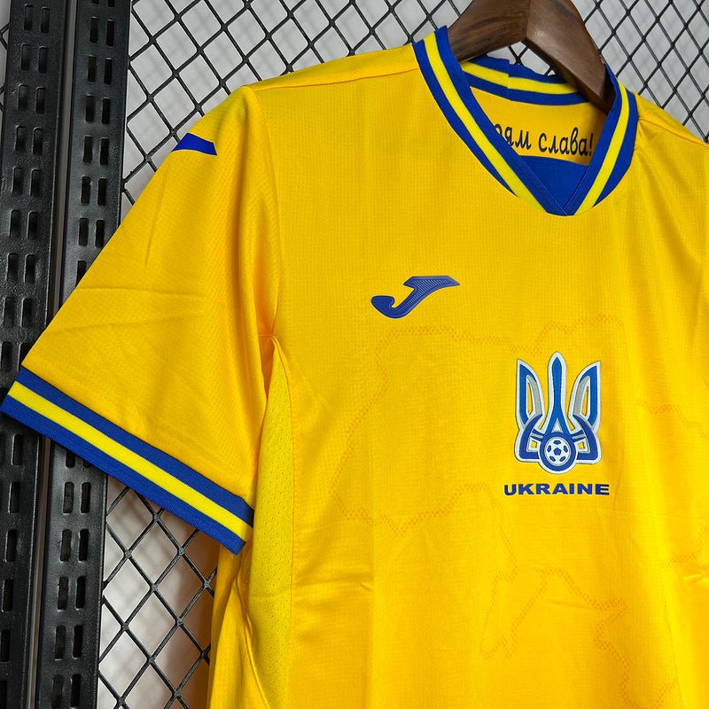Ukraine 🇺🇦 2024/25 Home Jersey. - World Cup Retro Soccer Shop