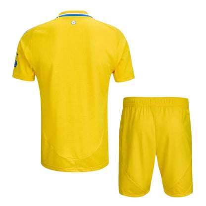 Leeds United 24/25 Away Kit & Shorts Set. - World Cup Retro Soccer Shop