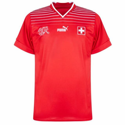 Switzerland 🇨🇭 2022 World Cup Home Jersey. - World Cup Retro Soccer Shop