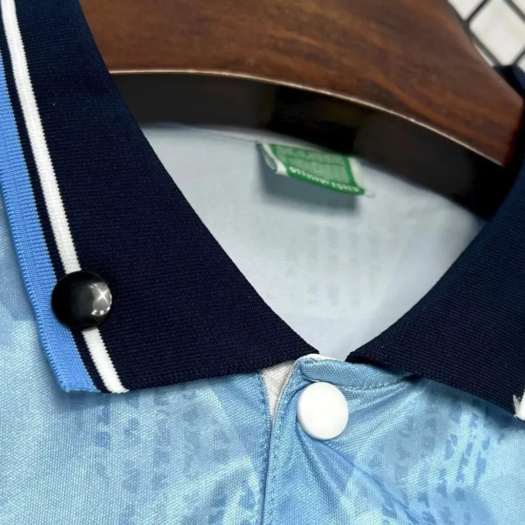 Manchester City FC 89/91 Home Retro Jersey.