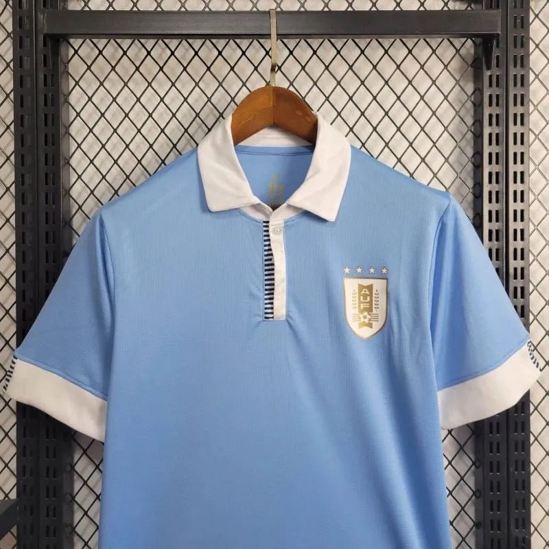 Uruguay 🇺🇾 100th Anniversary Edition Home Jersey. - World Cup Retro Soccer Shop